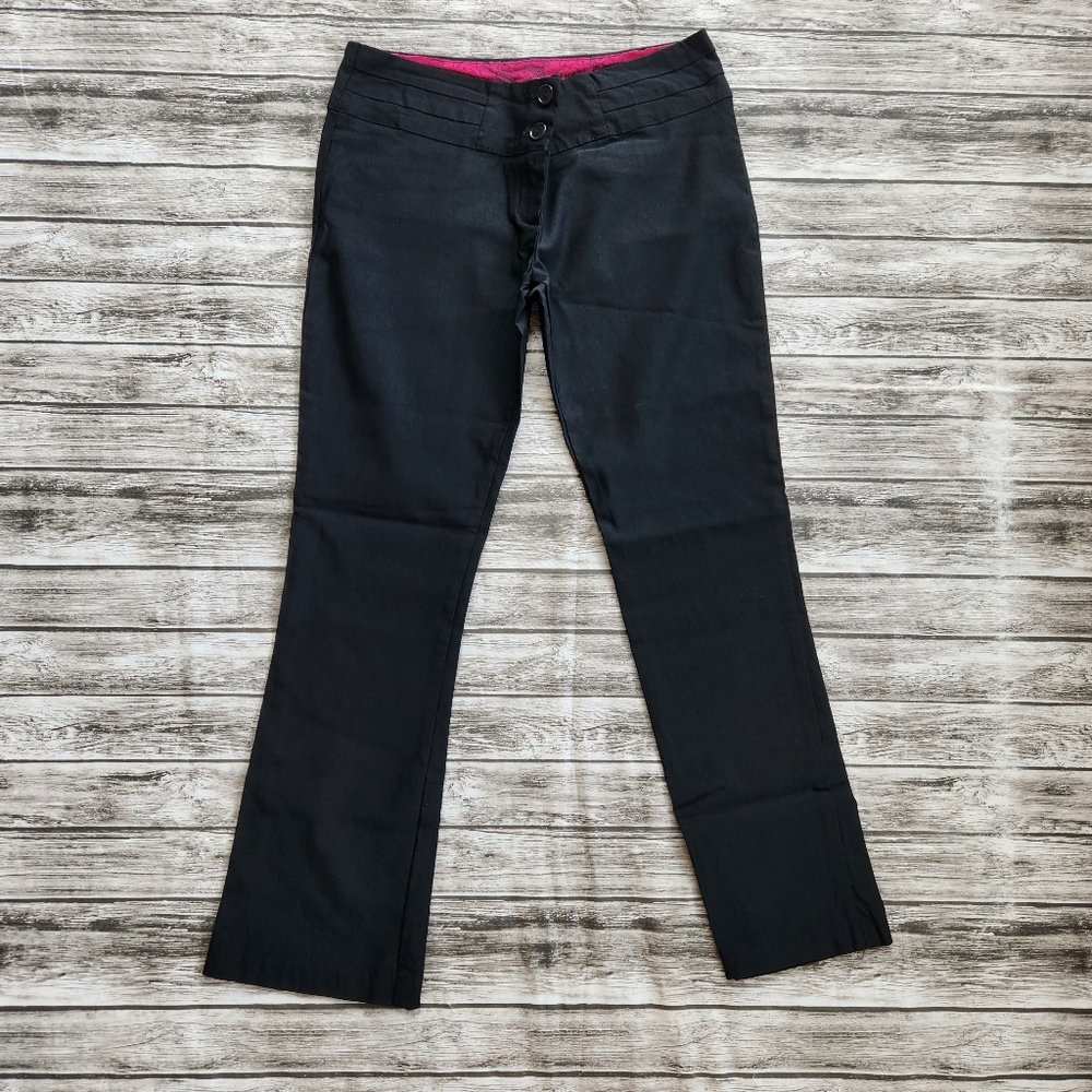 Wild Punch black stretch dress pants